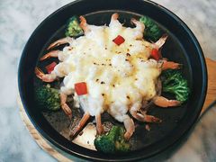 堂烹蒜蓉芝士虾-雀蓝川菜(奥体广场店)