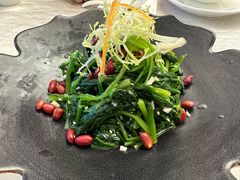 拌菠菜花生米-复旦大学本部-食堂