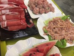 羊肉片，特色丸子，鸭肠-活鱼馆(宜兴埠店)