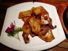 年糕炒牛仔骨-绿茶餐厅(华联万柳店)