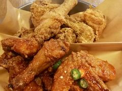 炸鸡翅一半一半-富乐满韩国正宗炸鸡韩国料理(虹泉路店)