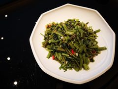 酸辣豆豉空心菜-径山十八道·风味民间菜(杭州总店)