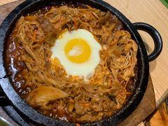 金针肥牛鸡蛋-全洲拌饭(万达店)