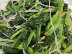 开阳菠菜拌翅丝-汤河清真餐馆