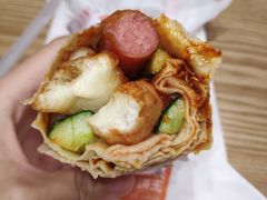 鸡蛋火腿油条卷饼-鲜粮卷饼王(小白楼店)