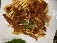 薯条猪颈肉-宜兴隆家宴·私房菜(泰安华庭店)