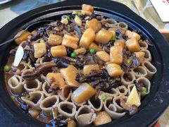 灰蘑莜面窝窝-锦绣金山人家(友谊店)