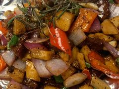铁板风干牛肉洋芋条-缘生态云南菜·野生菌庭院餐厅(华侨城店)