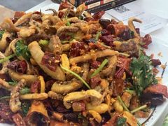 -东来菜馆•手抓海鲜家常菜•海鲜锅贴(鸽子窝店)