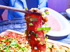 绝代双椒小嫩牛-热火朝天鲜切牛肉火锅(南强街巷店)
