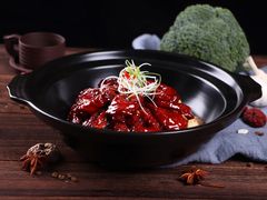 石锅三杯大肠&nbsp;-珍珠餐馆Pearl Chinese Restaurant