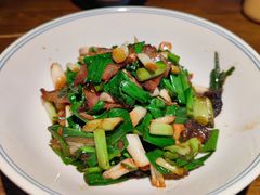 腊肉丝炒红菜苔-农耕记·湖南土菜(halo广场店)