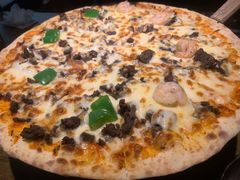 虾仁牛肉披萨-机器人火炉披萨