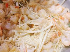 平锅蒜蓉虾-我家福厨(万达中餐厅店)