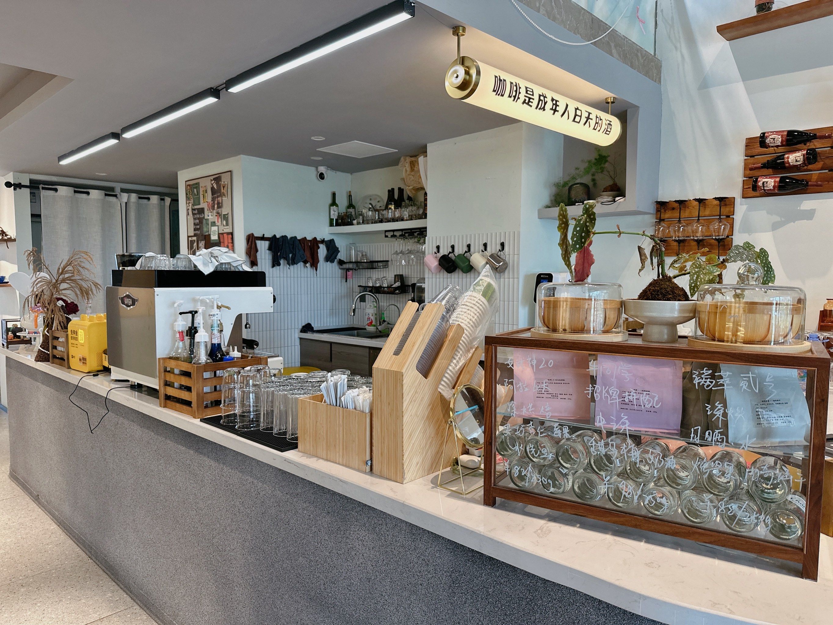 第一次发现家附近有这么松弛感的一家店,很适合安静的下午茶