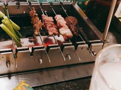 -長壹旋转烤吧 农家鸡火锅