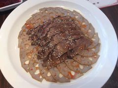 卤藕拌牛肉-梁记粥铺(开元地中海店)