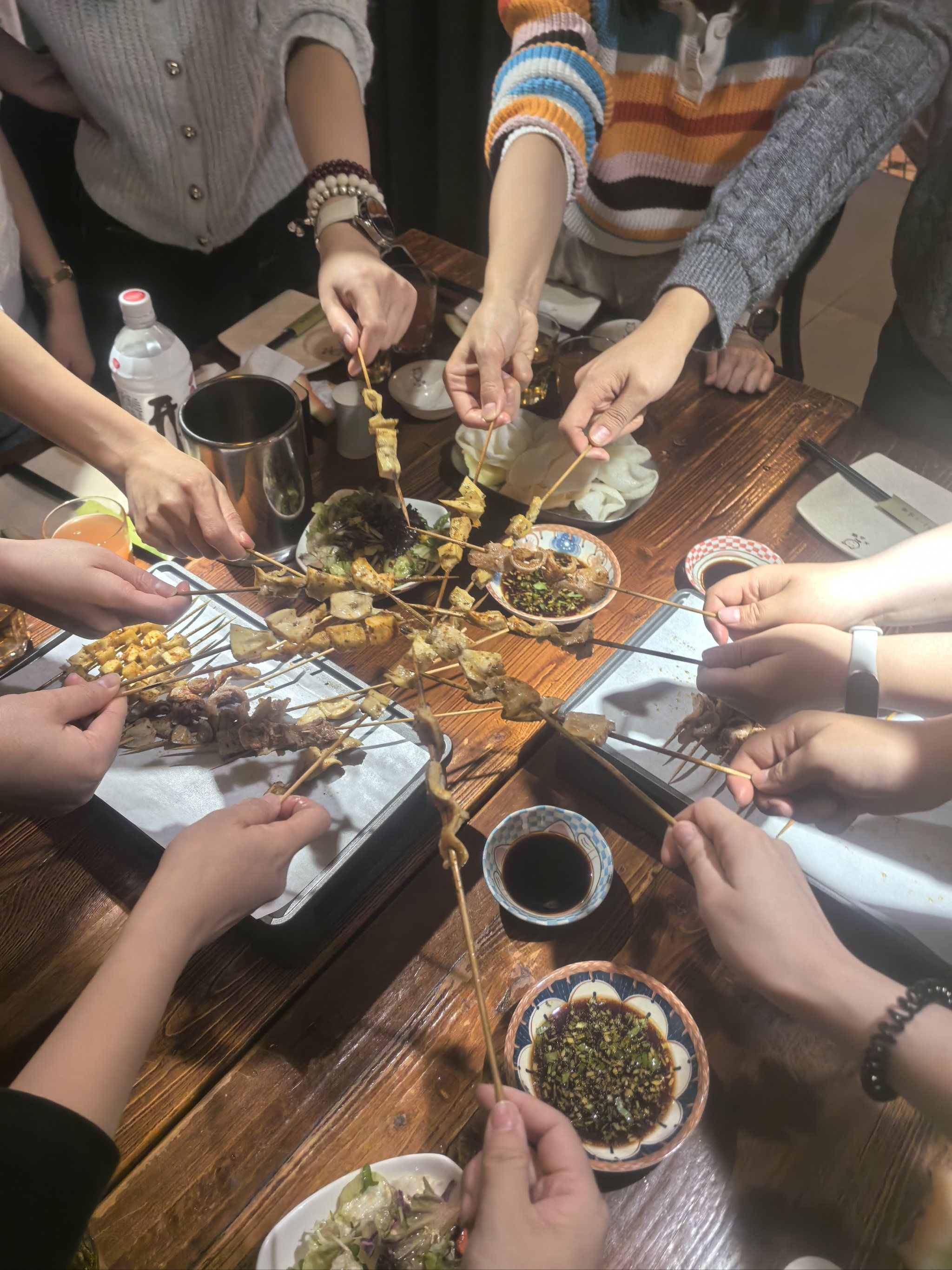 和朋友的烤串小聚会