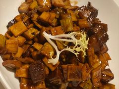 红烧肉炒笋丁-玫瑰厅上海菜(兴国路店)