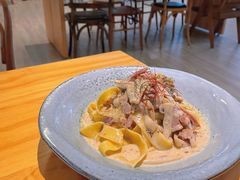 蘑菇汁培根宽扁意面-A30 BISTRO