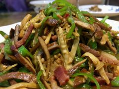 辣椒香干炒火腿-汪记土菜(岩寺店)