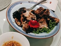 -海派美食·家宴海鲜青岛菜·石锅鲽鱼头(东方城店)