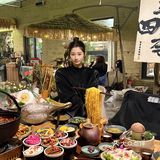 盆友们‼️这家小院里吃火锅实在是太舒服啦～