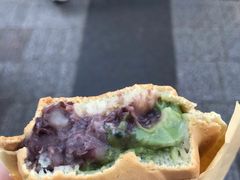 养生红豆抹茶车轮饼-馋嘴诱惑