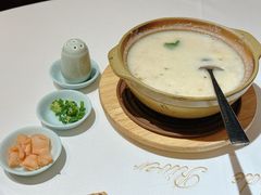 皮蛋瘦肉粥-白天鹅宾馆-玉堂春暖餐厅