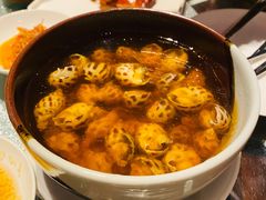 古越陈酿煮花螺-杭州西子湖四季酒店·金沙厅