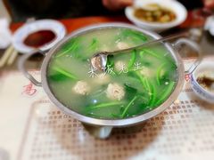 小白菜丸子汤-高晓山馅饼