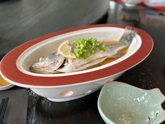 清蒸小白鲈鱼-乾园.魏庐湖景餐厅(花港店)