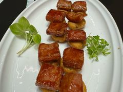 猪颈肉葱油饼-老李家土菜馆·安吉地标美食