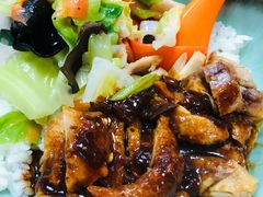 黑椒鸡排饭-香妃烤鸡(新奥店)