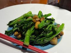 猪油渣炒手工菜心-桃桃厨房(公明店)