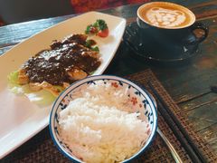 秘制鸡排套餐-三小姐咖啡店西餐下午茶(太平门直街店)