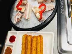 一口爆浆芝士鱼条-海底捞火锅(老城根店)