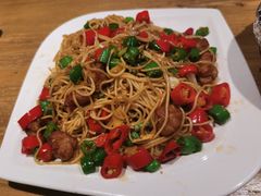 双椒鸡脆骨捞面-東舍食唐精品陕菜馆