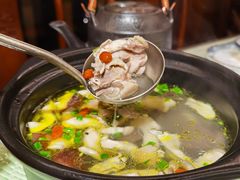 土鸡汤-悦禧耕岛酒店·指月坞餐厅·旺山特色农家乐