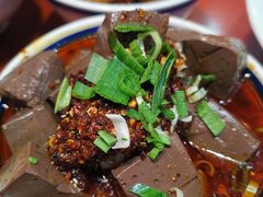 辣子蒜羊血-窄巷子陕菜馆·地道陕西菜(粉巷店)