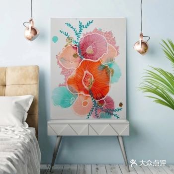 自己也可以画的墙绘装饰画