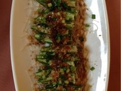 XO蒜茸粉丝蒸秋葵-乾园风尚五大道