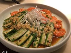 秋葵粉丝蒸大虾-枚青·临安酒肆(腾飞大厦店)
