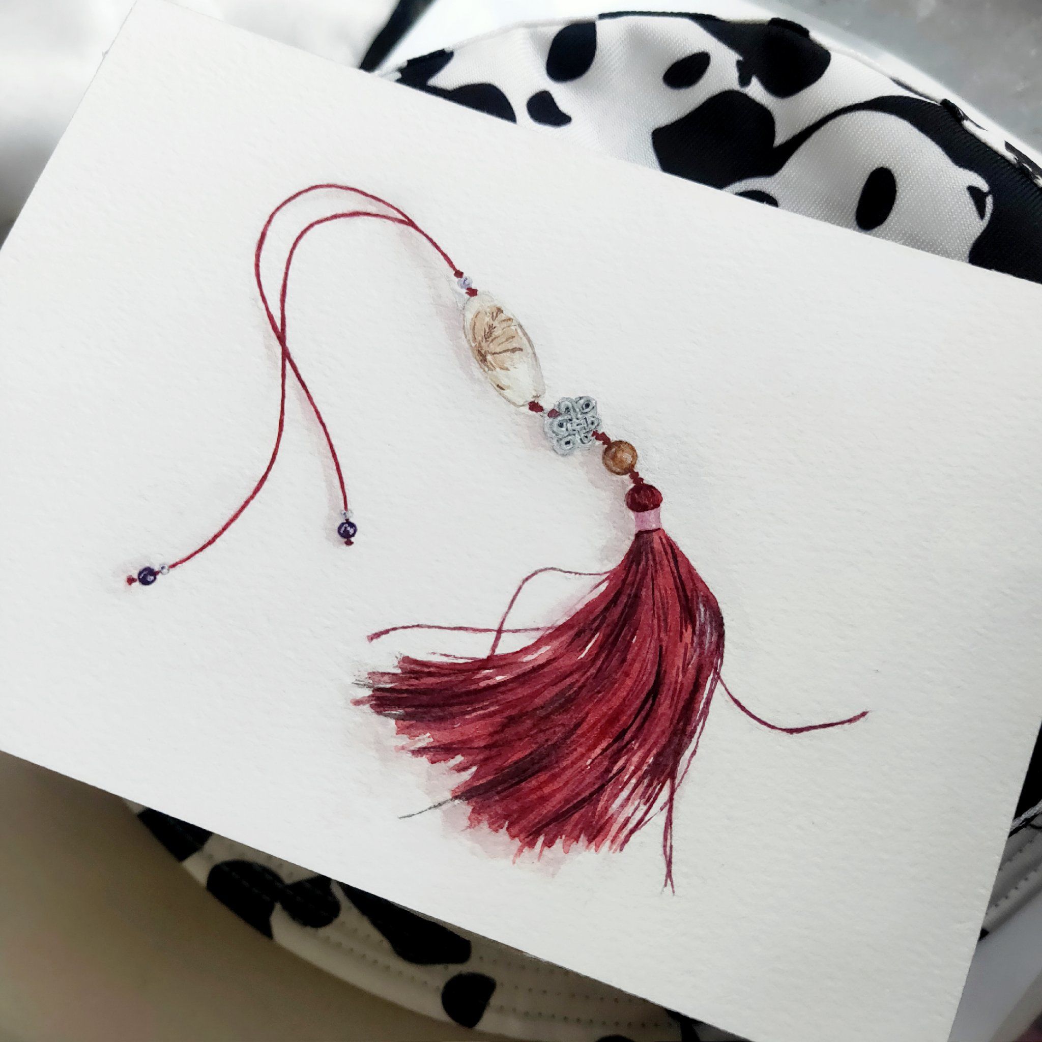 学水彩时画的饰品