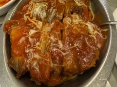 茄汁焗猪排饭-大哥餐厅(西城花园店)