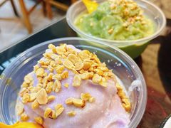 香芋牛奶冰浆-夏食光安顺小舒冰粉冰浆(甲秀楼店)