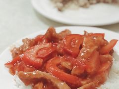 番茄猪扒饭-好好滋味茶餐厅