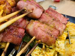 培根金针菇卷-宝记烧烤·碳锅羊肉·羊蝎子火锅·夜食社(文体路创始店)