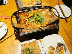 -路边摊小炉子烧烤