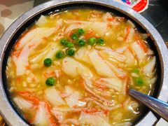 燕麦煮蟹柳-好福记饭店(红梅公园店)